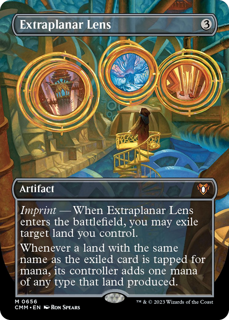 Extraplanar Lens (Borderless Alternate Art) [Commander Masters] | Gaming Infinity