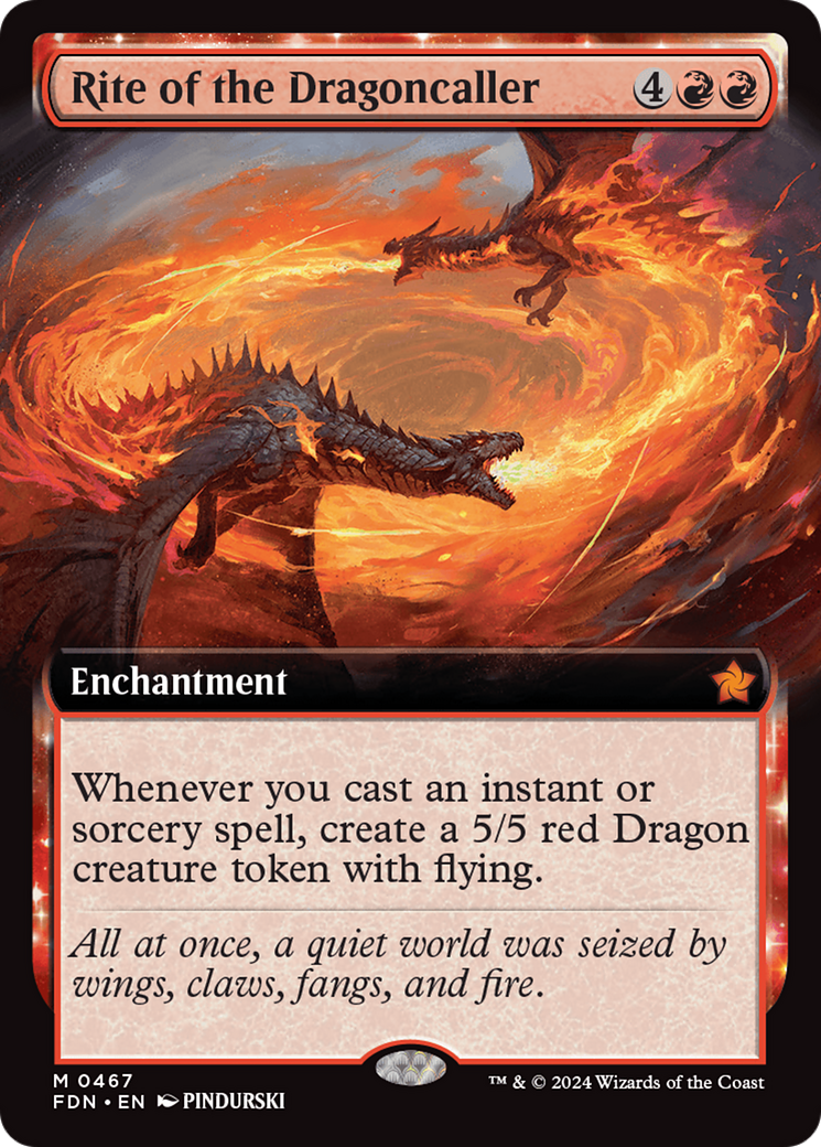 Rite of the Dragoncaller (Extended Art) [Foundations] | Gaming Infinity