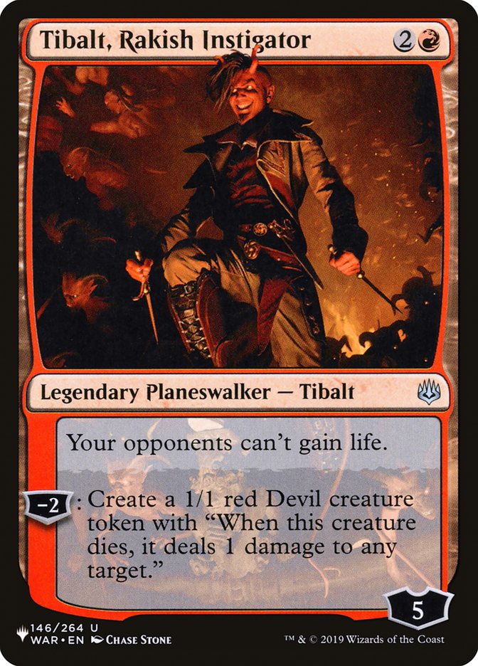 Tibalt, Rakish Instigator [The List] | Gaming Infinity