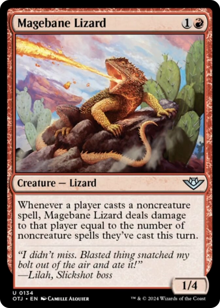 Magebane Lizard [Outlaws of Thunder Junction] | Gaming Infinity