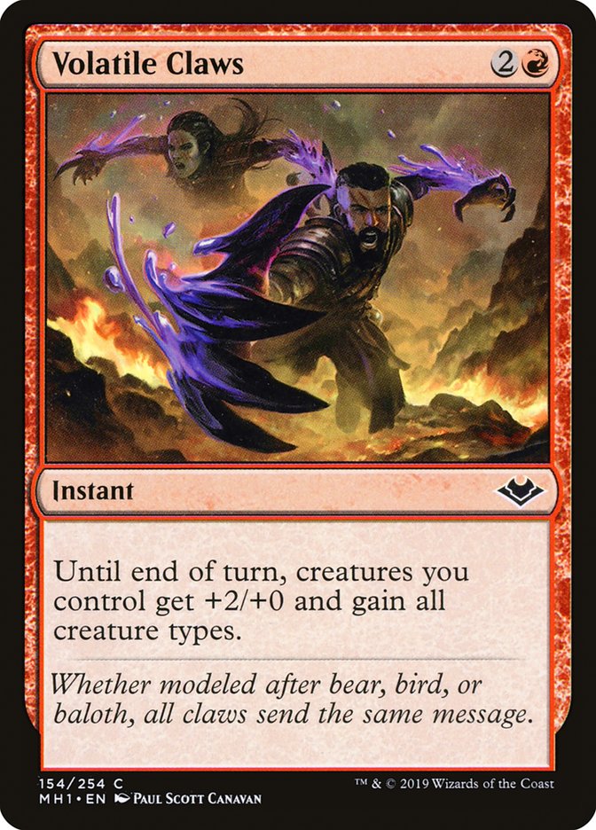 Volatile Claws [Modern Horizons] | Gaming Infinity