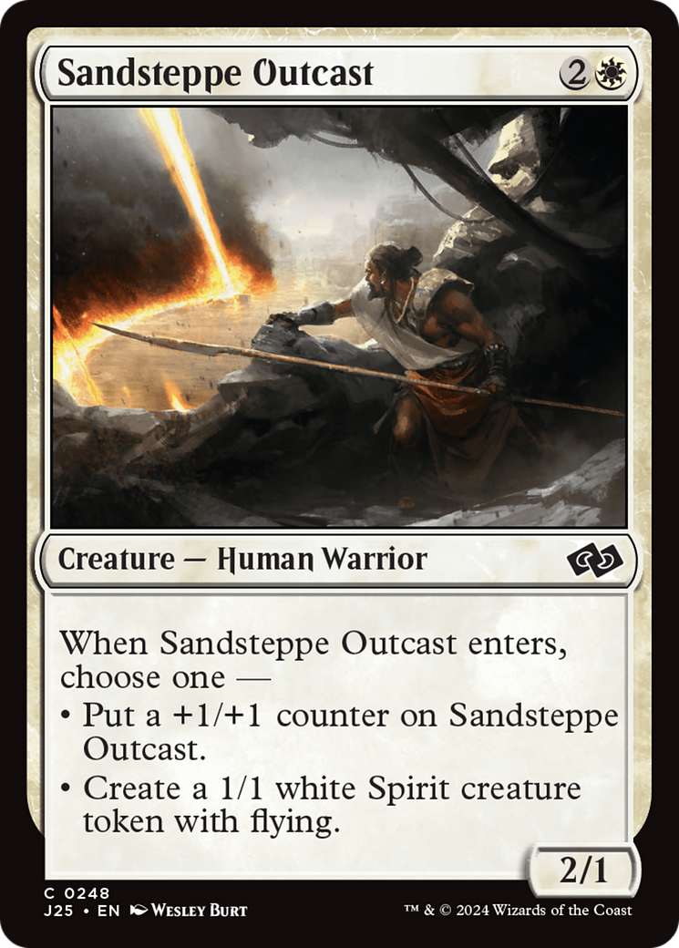 Sandsteppe Outcast [Foundations Jumpstart] | Gaming Infinity