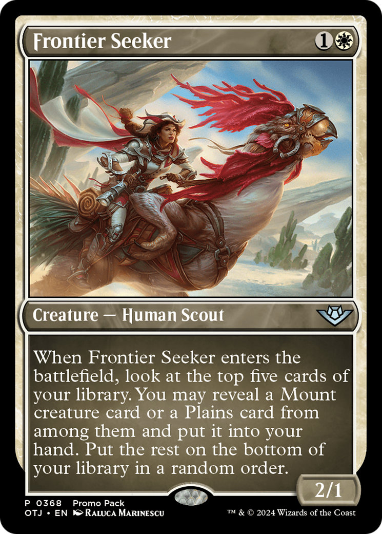 Frontier Seeker (Promo Pack) [Outlaws of Thunder Junction Promos] | Gaming Infinity