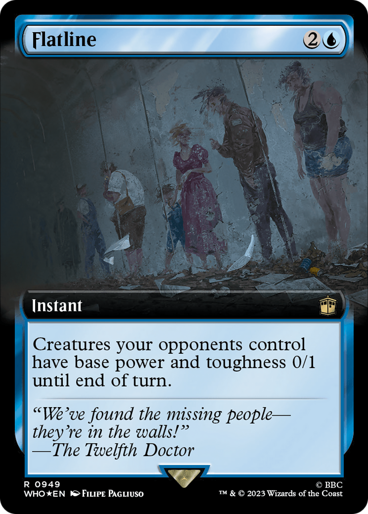 Flatline (Extended Art) (Surge Foil) [Doctor Who] | Gaming Infinity