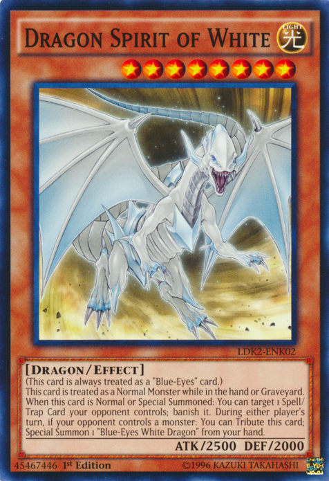 Dragon Spirit of White [LDK2-ENK02] Common | Gaming Infinity