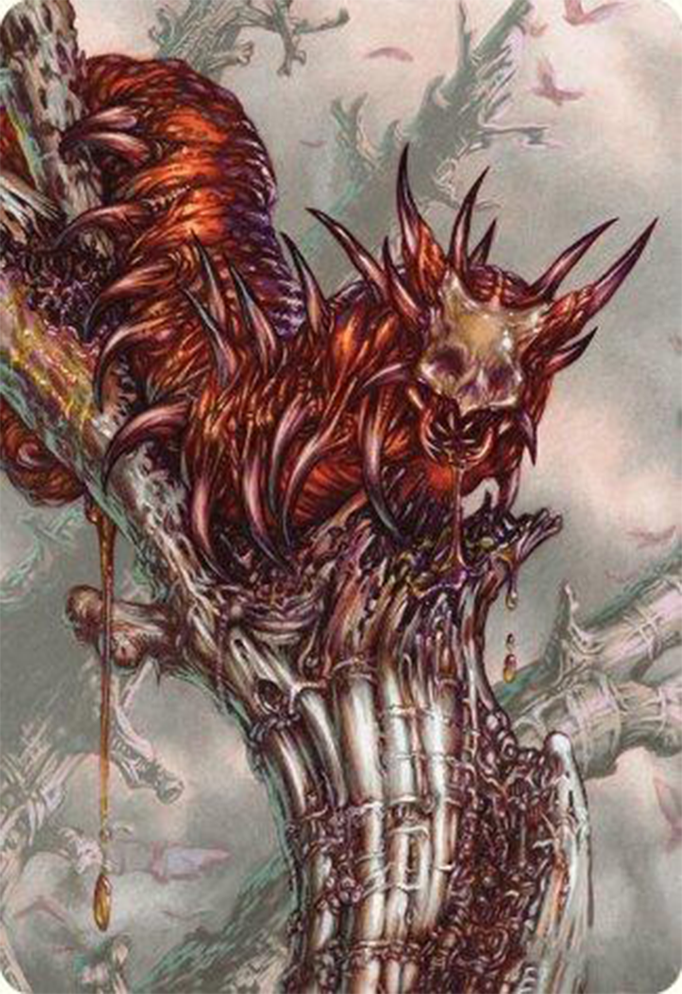 Grist, Voracious Larva Art Card [Modern Horizons 3 Art Series] | Gaming Infinity