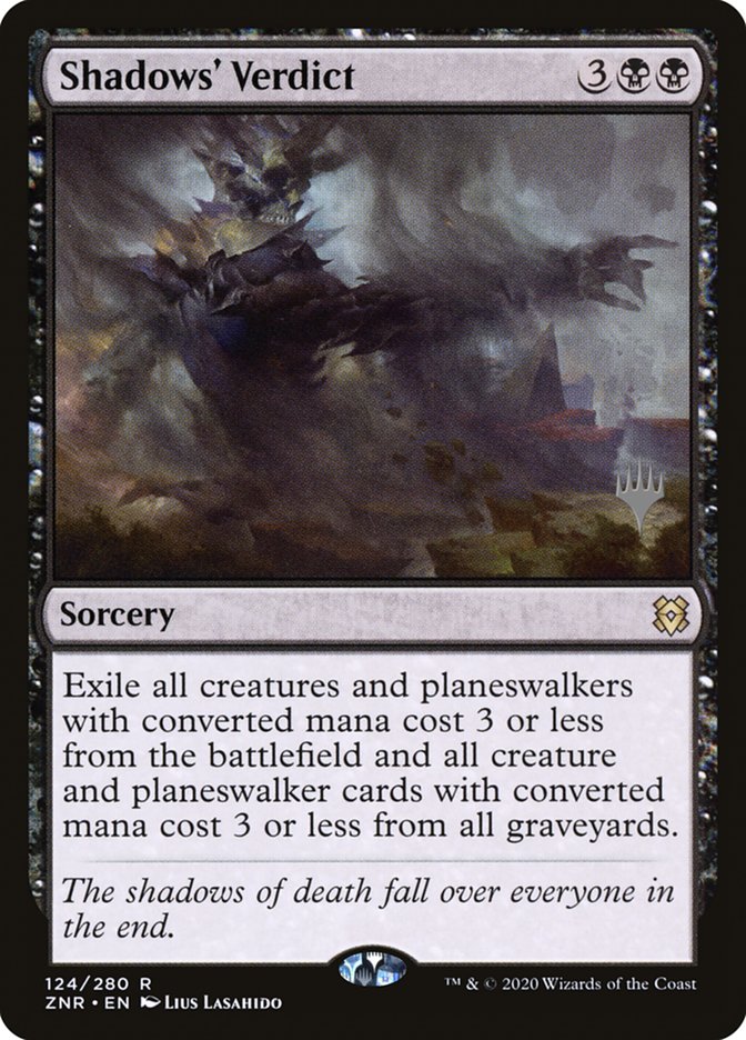 Shadows' Verdict (Promo Pack) [Zendikar Rising Promos] | Gaming Infinity
