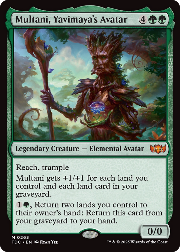 Multani, Yavimaya's Avatar [Tarkir: Dragonstorm Commander] | Gaming Infinity