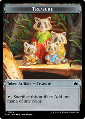 Rabbit // Treasure Double-Sided Token [Bloomburrow Tokens] | Gaming Infinity