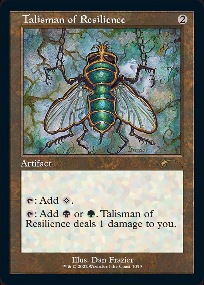 Talisman of Resilience (Foil Etched) [Secret Lair Drop Series] | Gaming Infinity