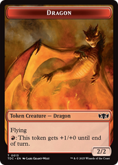 Dragon Egg // Dragon (0013) Double-Sided Token [Tarkir: Dragonstorm Commander Tokens] | Gaming Infinity