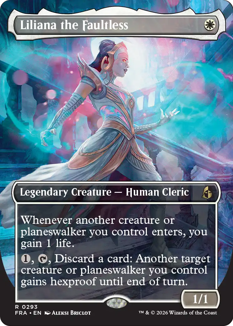 Liliana the Faultless (Borderless) [Reality Fracture] | Gaming Infinity