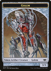 Zombie // Golem Double-Sided Token [Modern Horizons Tokens] | Gaming Infinity