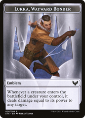 Pest // Lukka, Wayward Bonder Emblem Double-Sided Token [Secret Lair: From Cute to Brute Tokens] | Gaming Infinity