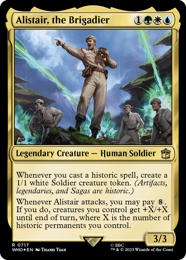 Alistair, the Brigadier (Surge Foil) [Doctor Who] | Gaming Infinity