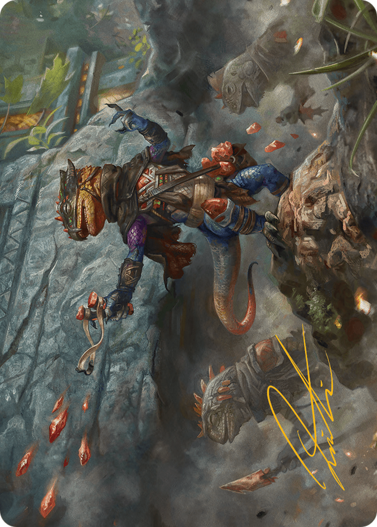 Agate Instigator Art Card (Gold-Stamped Signature) [Bloomburrow Art Series] | Gaming Infinity