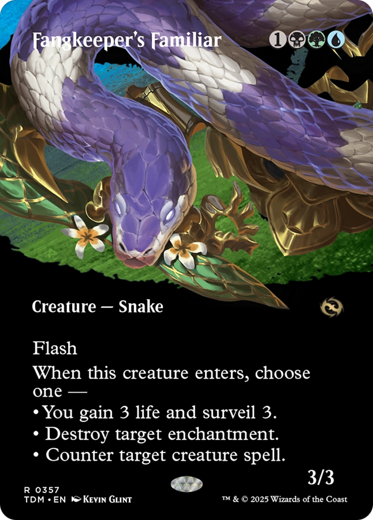 Fangkeeper's Familiar (Borderless) [Tarkir: Dragonstorm] | Gaming Infinity