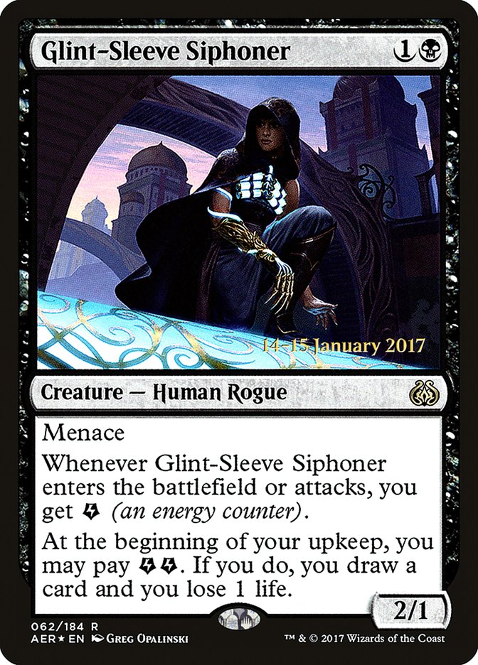 Glint-Sleeve Siphoner [Aether Revolt Prerelease Promos] | Gaming Infinity