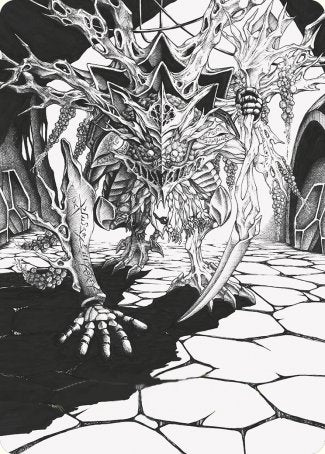 Thrun, Breaker of Silence Art Card [Phyrexia: All Will Be One Art Series] | Gaming Infinity