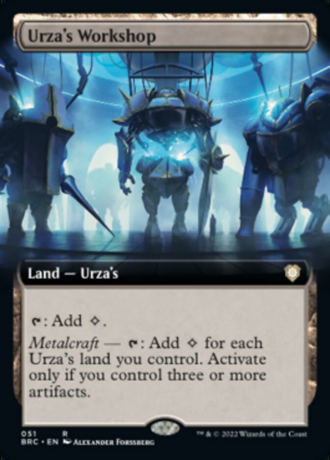Urza's Workshop (Extended Art) [The Brothers' War Commander] | Gaming Infinity