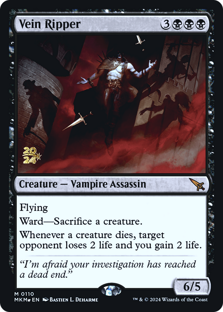 Vein Ripper [Murders at Karlov Manor Prerelease Promos] | Gaming Infinity