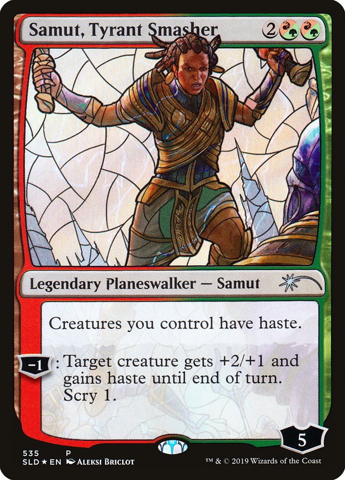 Samut, Tyrant Smasher (Stained Glass) [Secret Lair Drop Promos] | Gaming Infinity