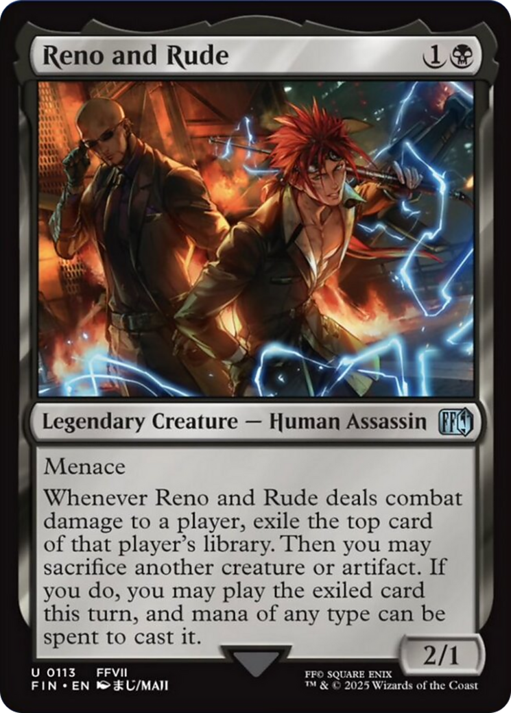 Reno and Rude [FINAL FANTASY] | Gaming Infinity