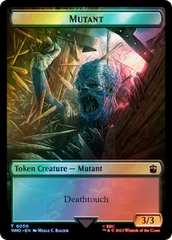 Alien Angel // Mutant Double-Sided Token (Surge Foil) [Doctor Who Tokens] | Gaming Infinity