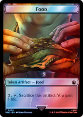 Alien Rhino // Food (0059) Double-Sided Token (Surge Foil) [Doctor Who Tokens] | Gaming Infinity