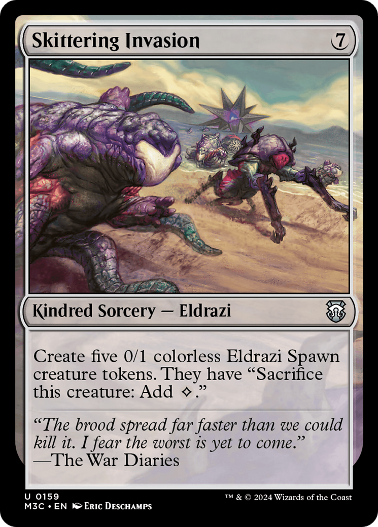 Skittering Invasion (Ripple Foil) [Modern Horizons 3 Commander] | Gaming Infinity