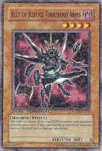 Ally of Justice Thousand Arms [DT01-EN078] Common | Gaming Infinity