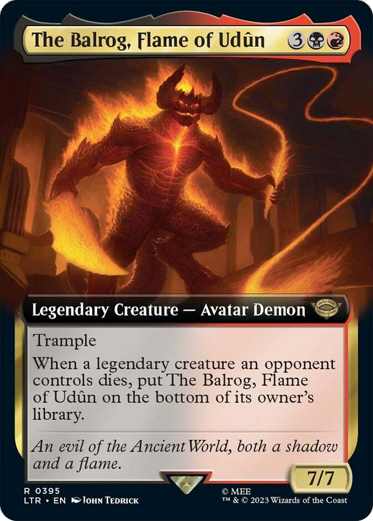 The Balrog, Flame of Udun (Extended Art) [The Lord of the Rings: Tales of Middle-Earth] | Gaming Infinity
