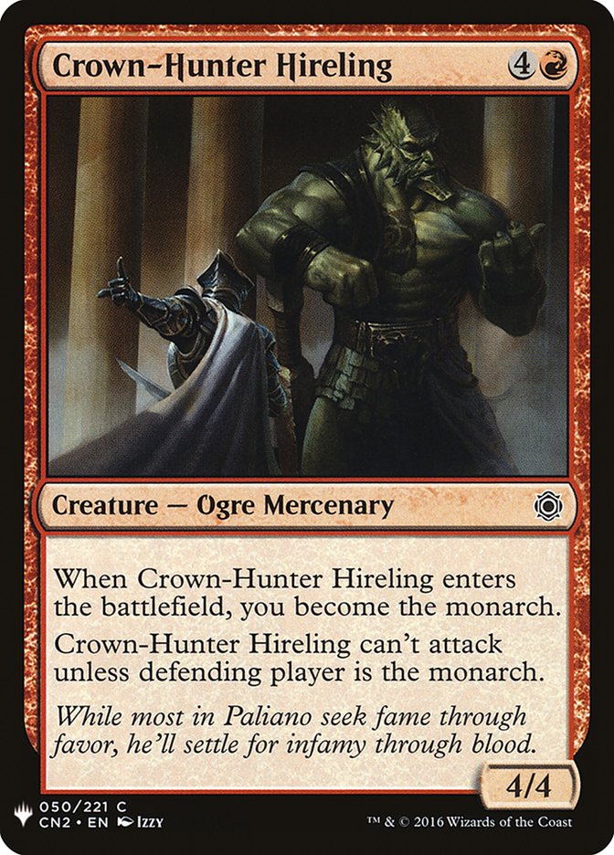 Crown-Hunter Hireling [Mystery Booster] | Gaming Infinity