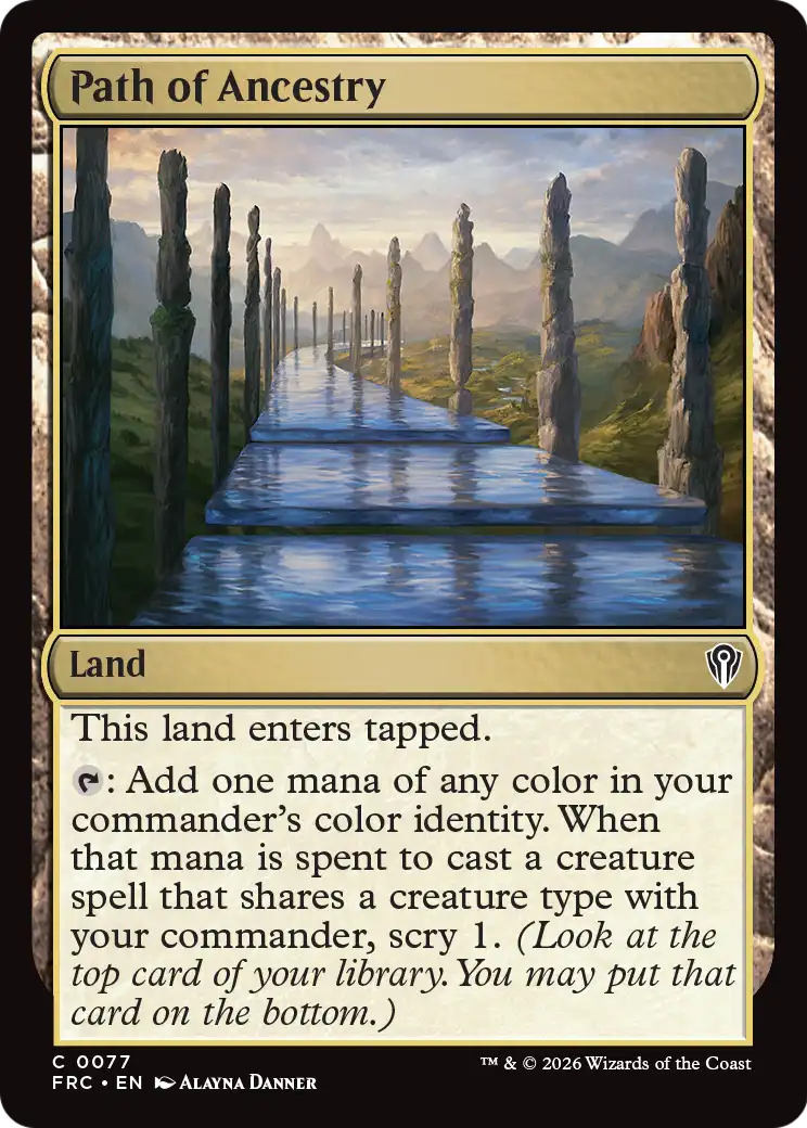 Path of Ancestry [Reality Fracture Commander] | Gaming Infinity