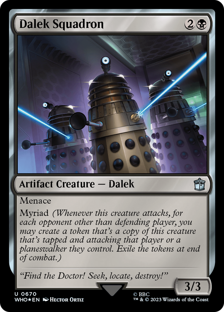 Dalek Squadron (Surge Foil) [Doctor Who] | Gaming Infinity