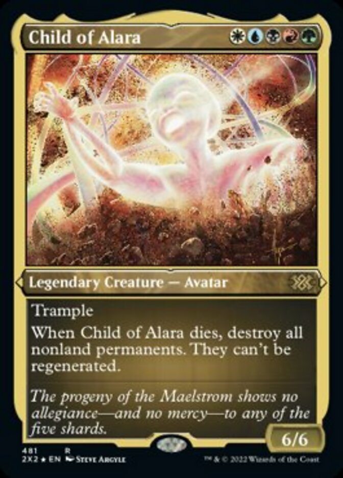 Child of Alara (Foil Etched) [Double Masters 2022] | Gaming Infinity