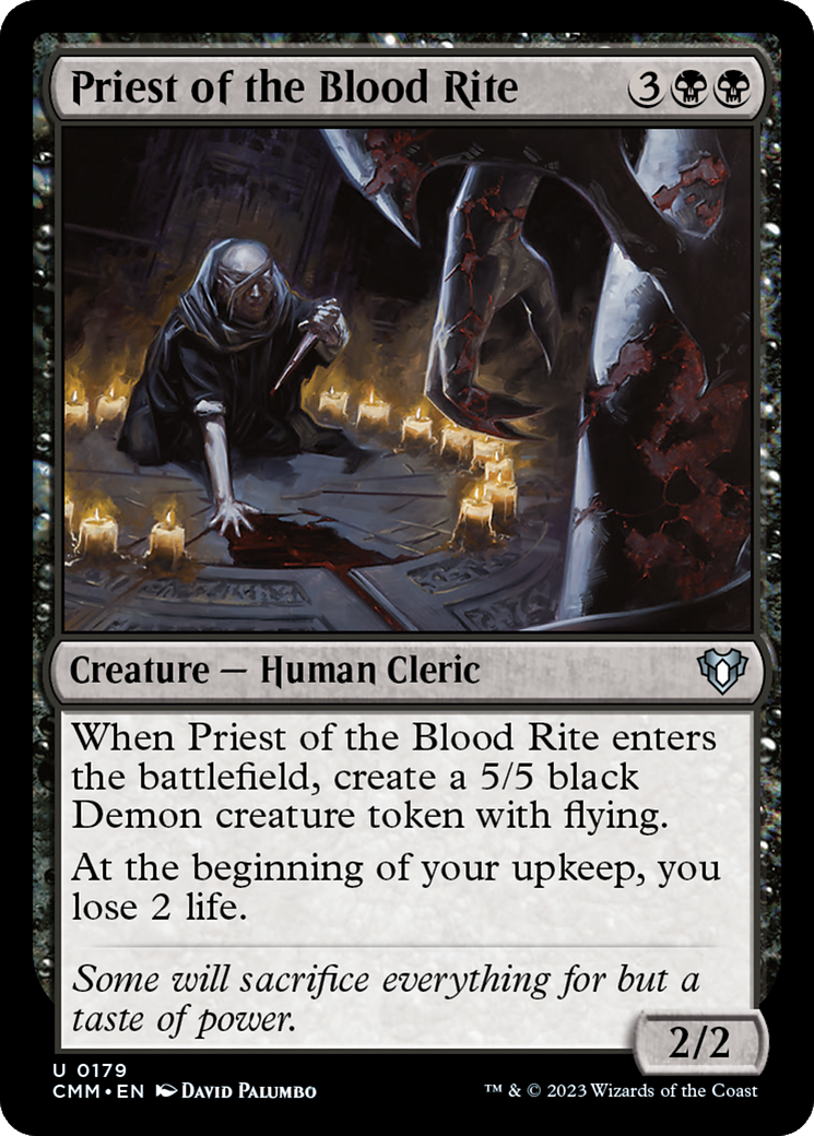 Priest of the Blood Rite [Commander Masters] | Gaming Infinity