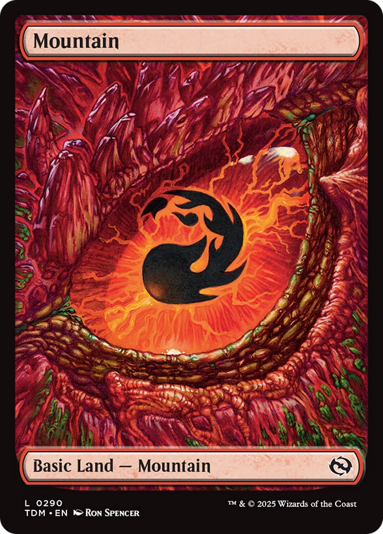 Mountain (0290) [Tarkir: Dragonstorm] | Gaming Infinity