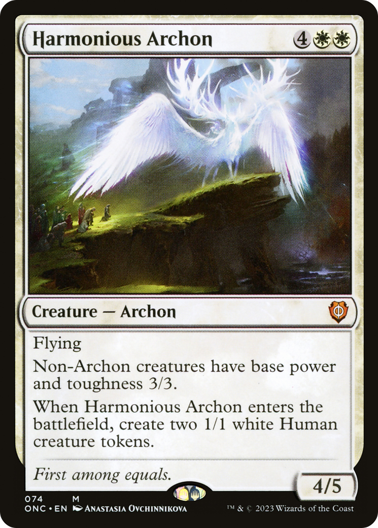 Harmonious Archon [Phyrexia: All Will Be One Commander] | Gaming Infinity