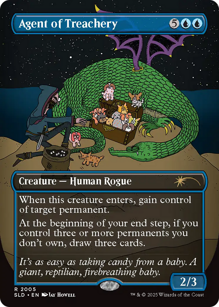 Agent of Treachery (Rainbow Foil) [Secret Lair Drop Series] | Gaming Infinity