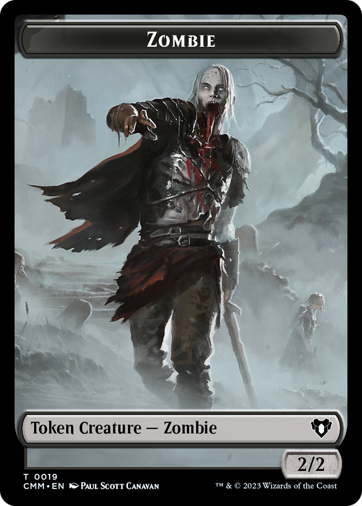 Zombie Token (19) [Commander Masters Tokens] | Gaming Infinity