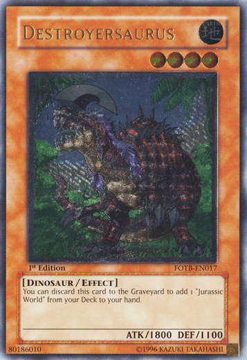 Destroyersaurus [FOTB-EN017] Ultimate Rare | Gaming Infinity
