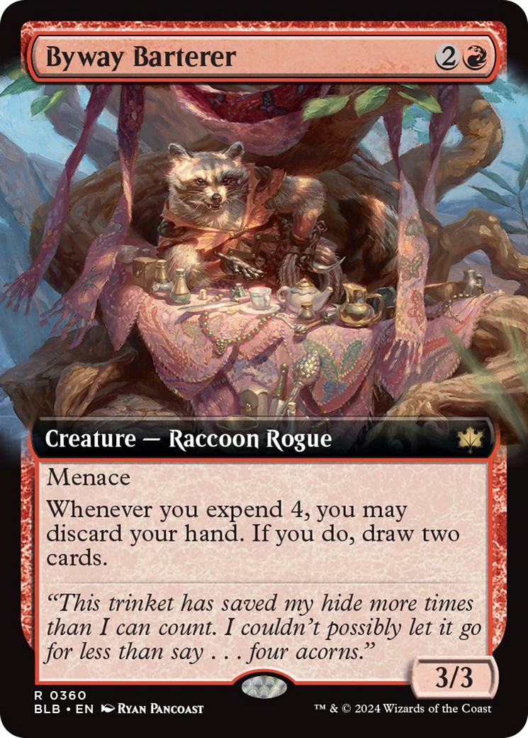 Byway Barterer (Extended Art) [Bloomburrow] | Gaming Infinity