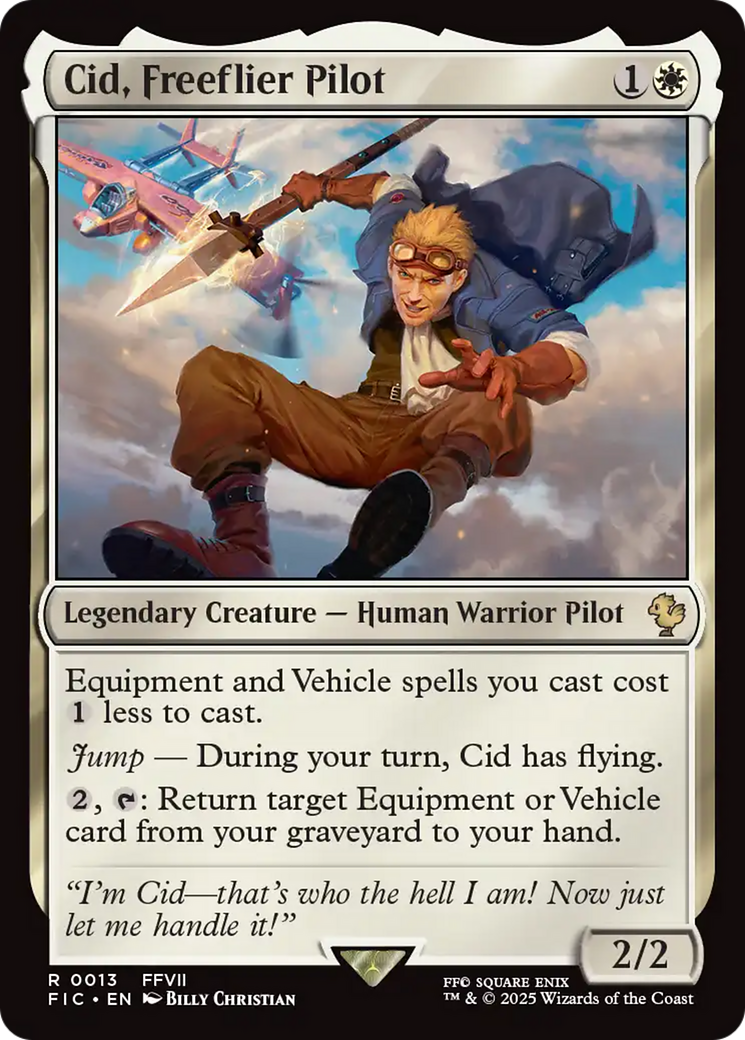 Cid, Freeflier Pilot [FINAL FANTASY Commander] | Gaming Infinity