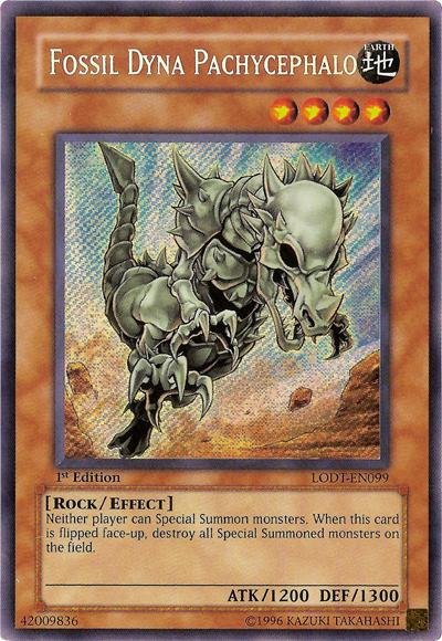Fossil Dyna Pachycephalo [LODT-EN099] Secret Rare | Gaming Infinity