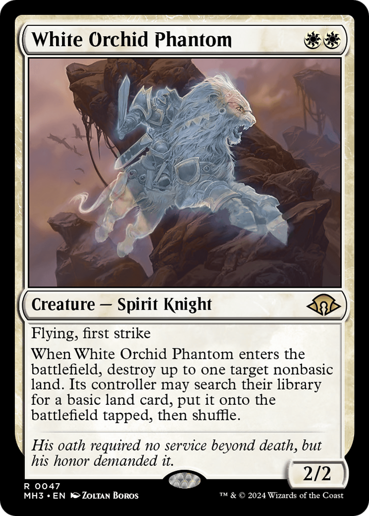 White Orchid Phantom [Modern Horizons 3] | Gaming Infinity