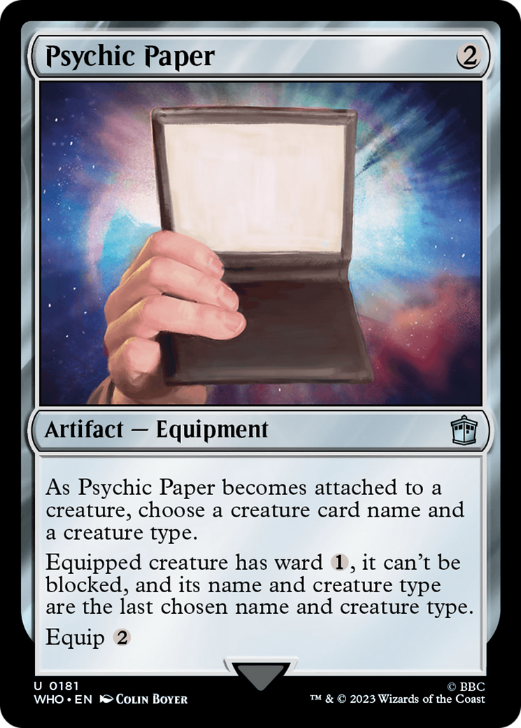 Psychic Paper [Doctor Who] | Gaming Infinity