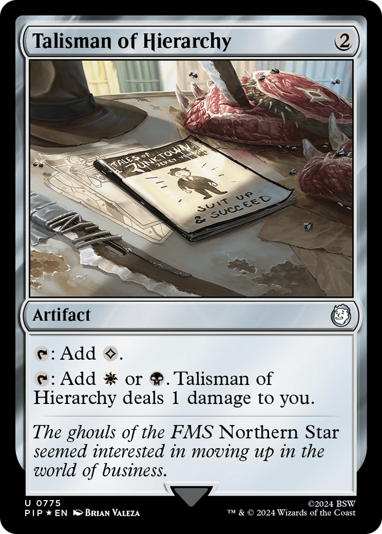 Talisman of Hierarchy (Surge Foil) [Fallout] | Gaming Infinity