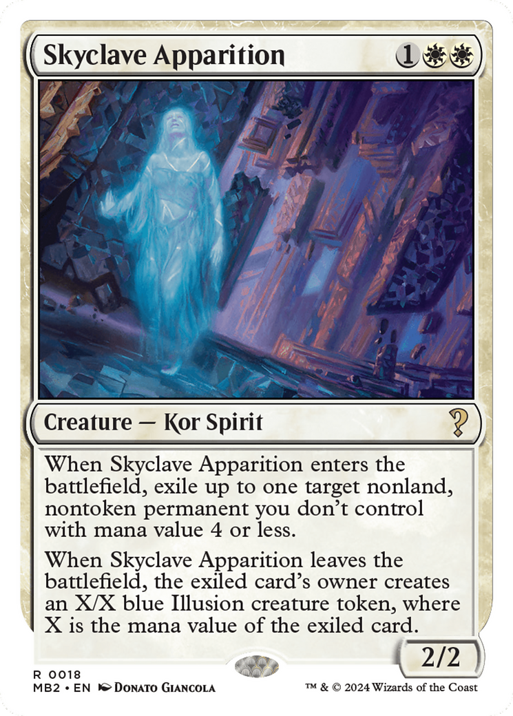 Skyclave Apparition (White Border) [Mystery Booster 2] | Gaming Infinity