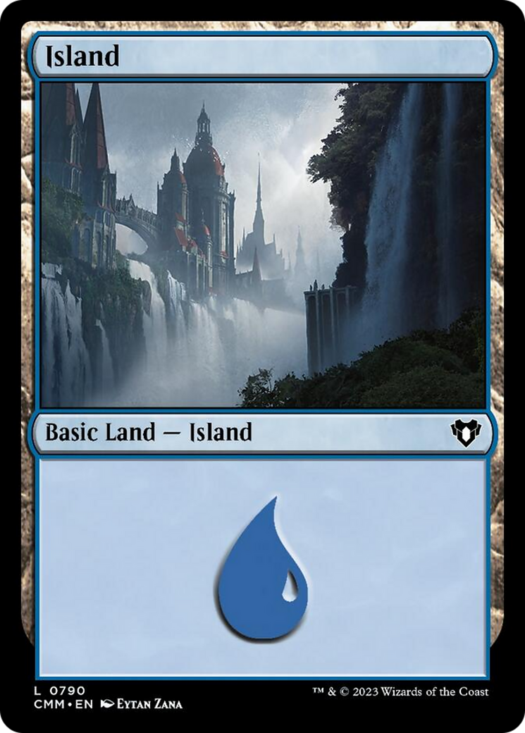 Island (790) [Commander Masters] | Gaming Infinity